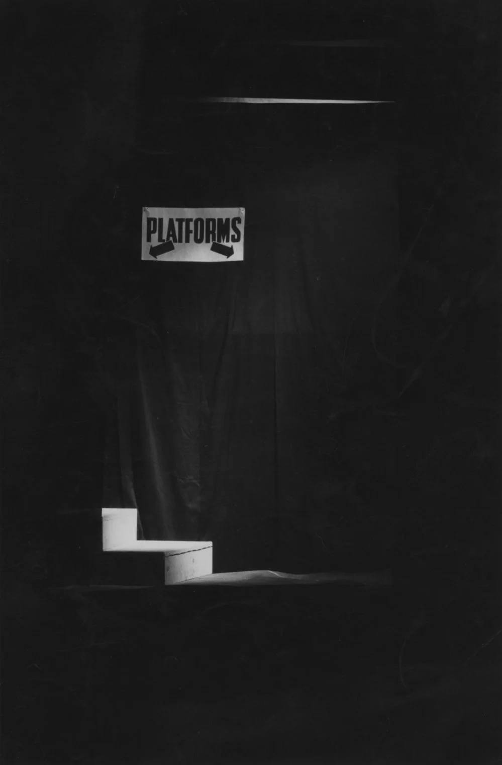 Heretaunga Players; The Ghost Train: Stage in Druids Hall, now part of the Wesley Centre.