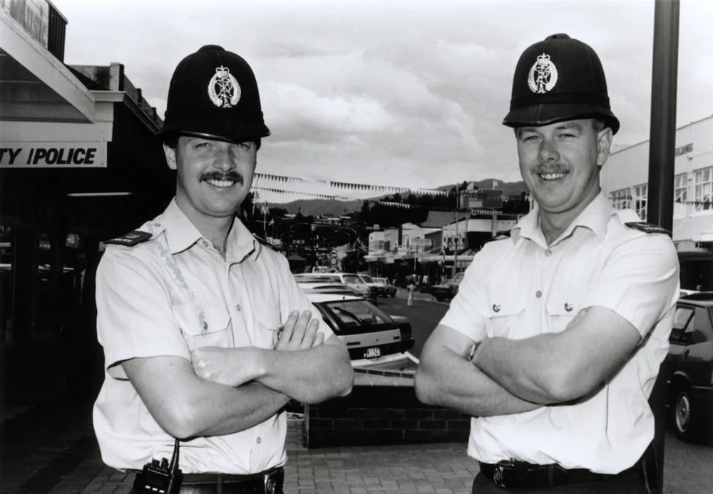 Police; community constables Mark Fink, Kerry Fenton.