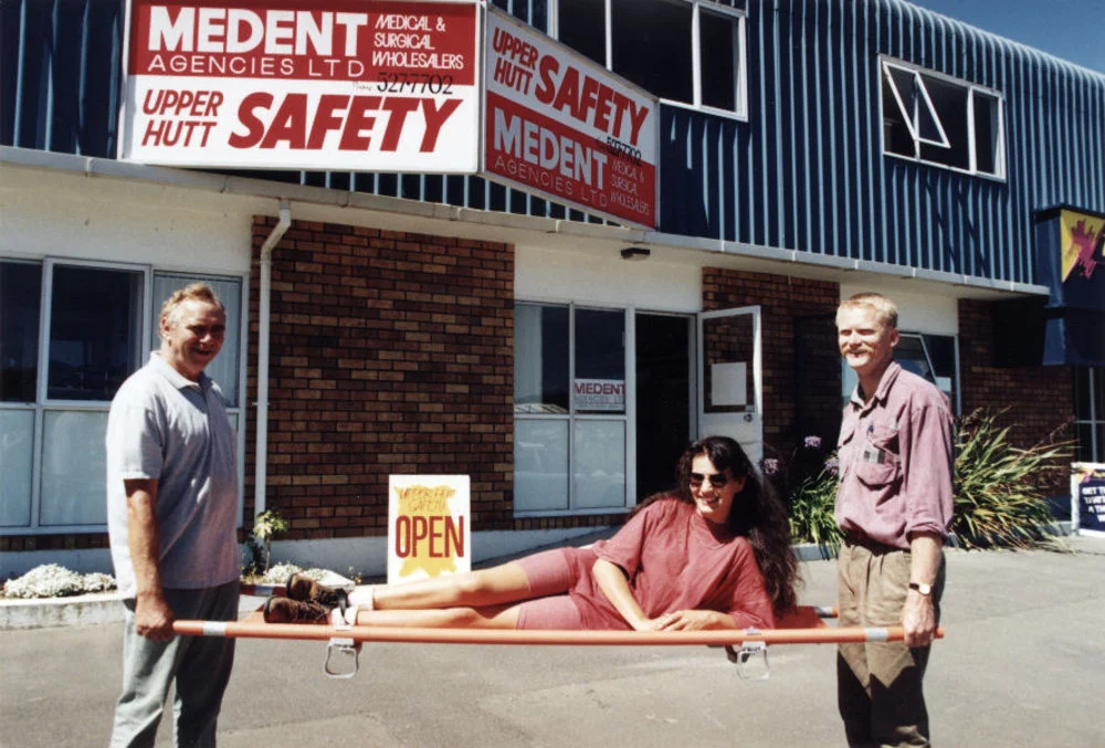 Upper Hutt Safety, 110 Whakatiki Street; Ed, Tessa and John Leenders.