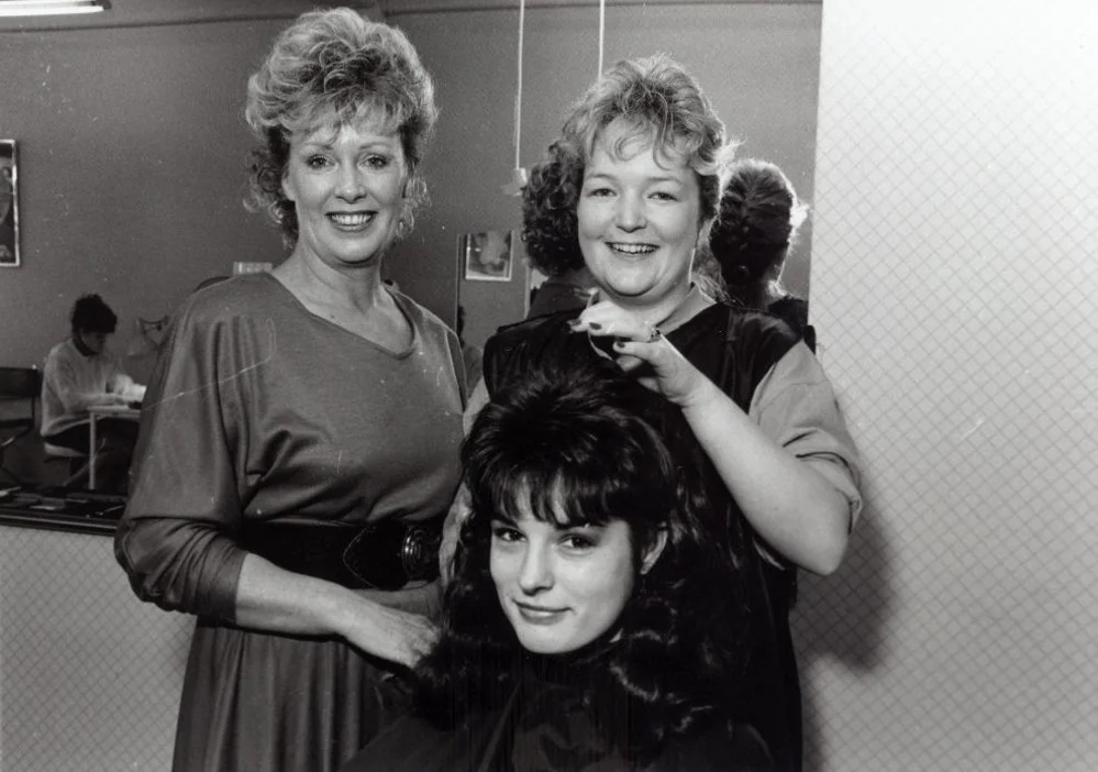 Peaches Hair Design, 9 Main Street; proprietor, Jackie Svenson, Rachael Wallis, Kim Svenson, daughter.