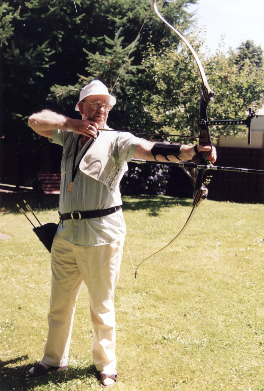 Archery; Stan Preston wins gold medal in New Zealand Archery Association's 50th Jubilee shoot.