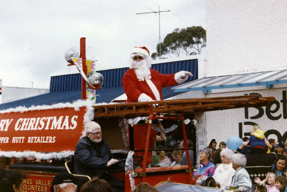 Christmas parade 1992; Father Christmas.