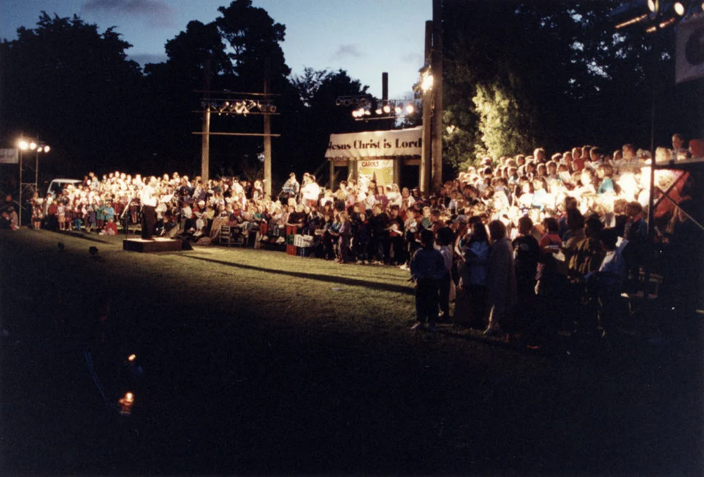 Carols by Candlelight at Harcourt Park, 1994.