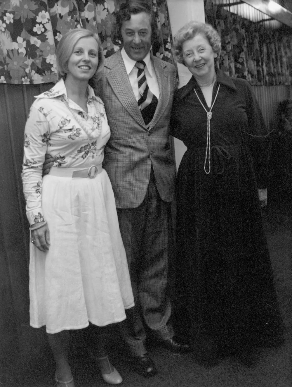 Hazelwoods; Maureen and Colin Gibbs with Mabel Codyre.