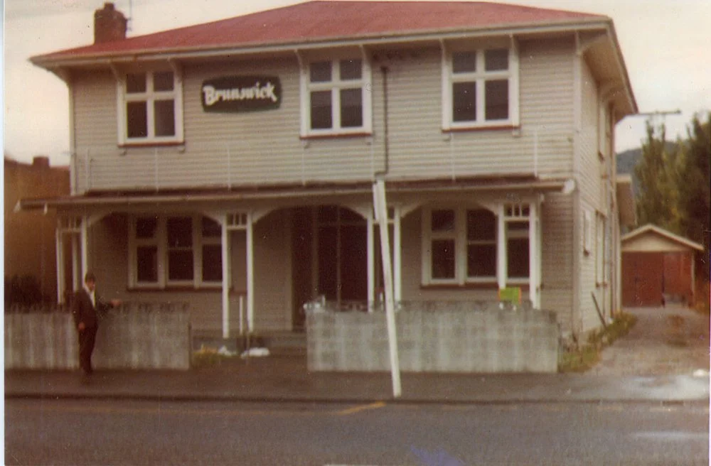Main street; the Brunswick private hotel, built in 1929 by Hannah Clark. [P1-790-3298]