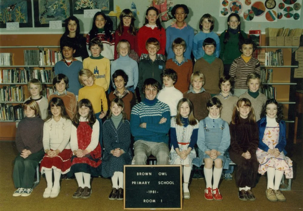 Brown Owl School 1981 Room 1; teacher Mr Priest.