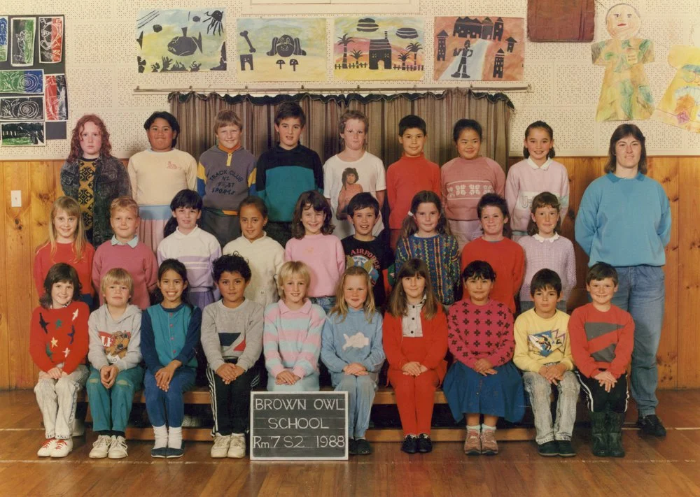 Brown Owl School 1988 Room 7 Standard 2; teacher, Mrs Ash.