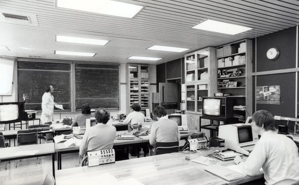 Central Institute of Technology in operation; electronics class.