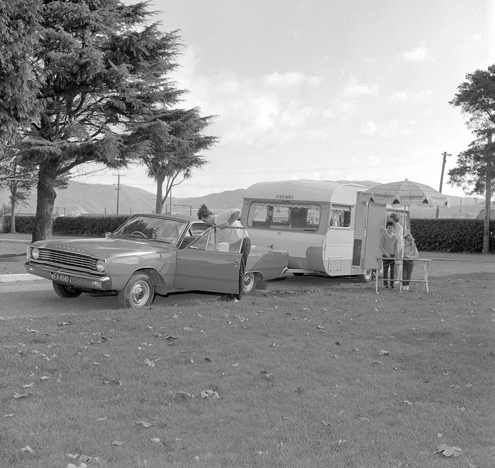 Anthony Motors caravan brochure.