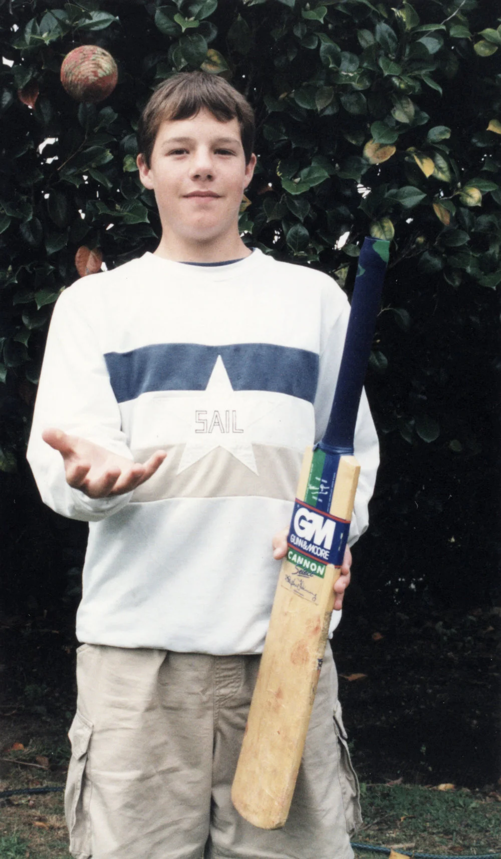 Cricket; Matthew Hooper takes four wickets with four balls; all bowled out.