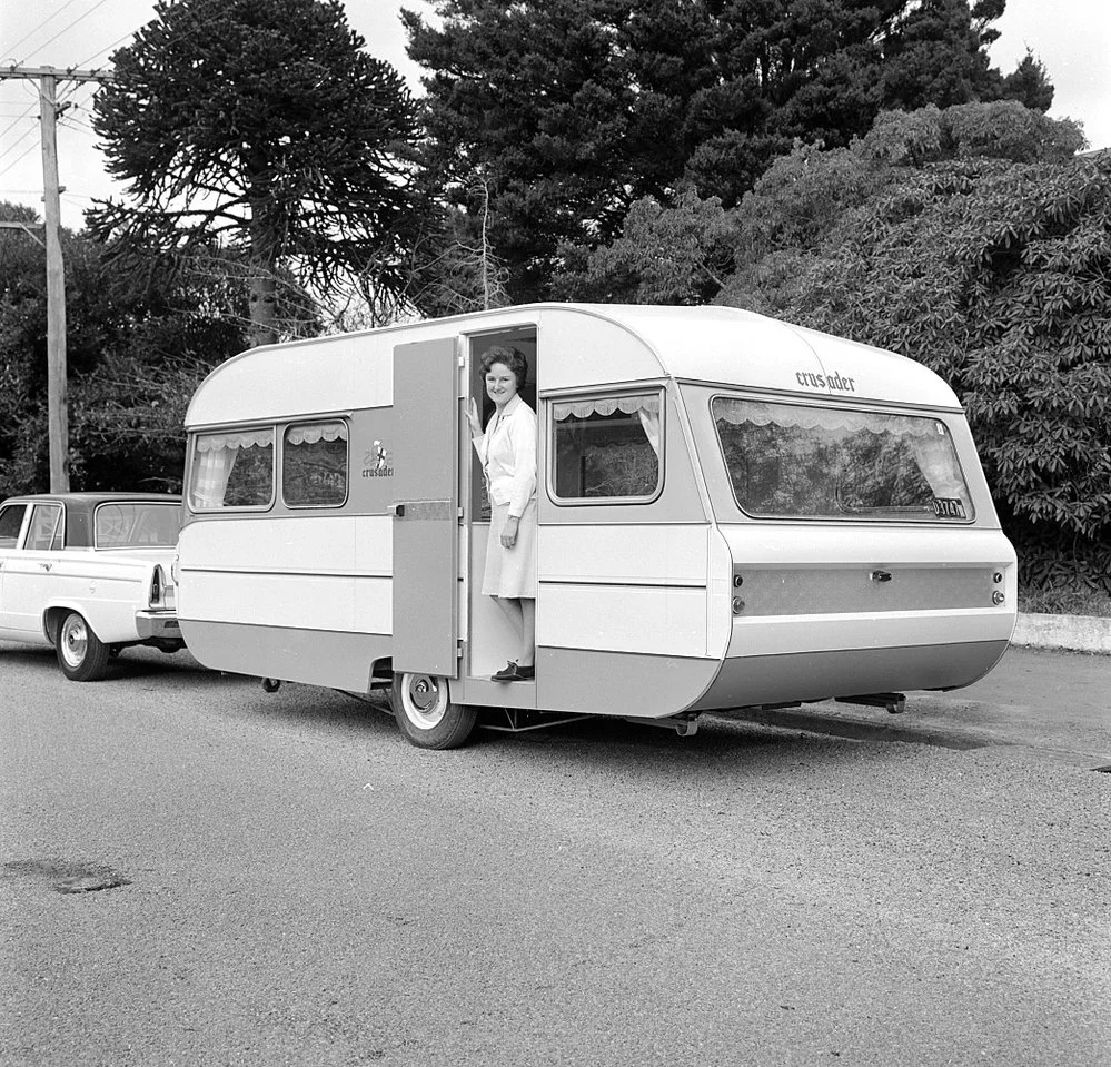 Anthony Motors 'Crusader' caravan.