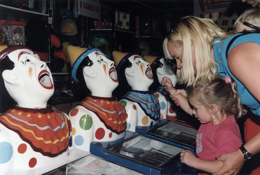 Summer Carnival 2003; the Mooney family's 50-year-old clowns.