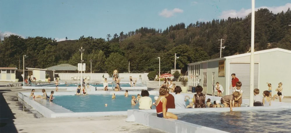 Maidstone pools, from the western end.
