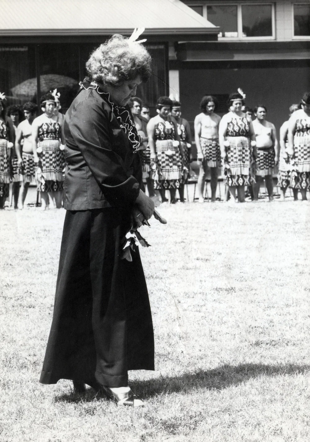 Ōrongomai Marae 1977; hall opening; Hera Katene-Horvath; 'Aunty Dovey' and Māwai Hakona.