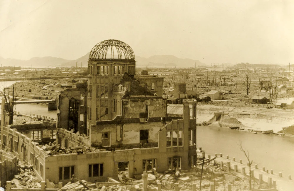 Military Service, World War II; Japan; Hiroshima.