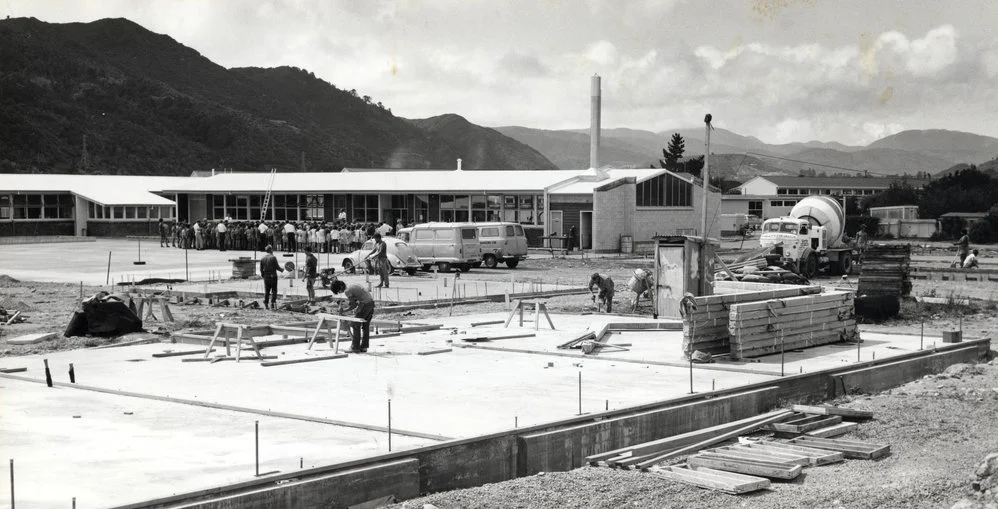 Maidstone Intermediate, under construction; 1969