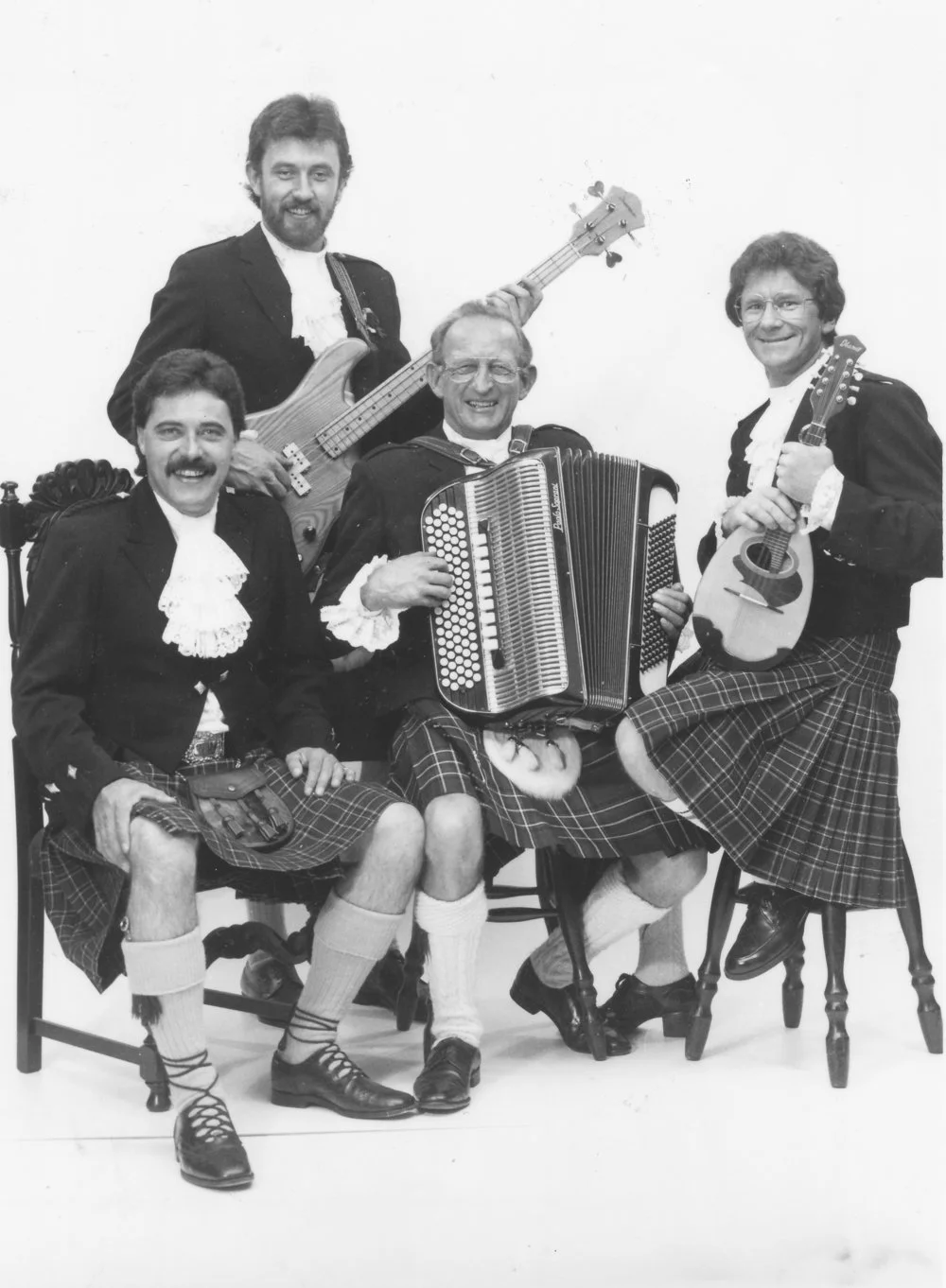 The Tartan Clansmen' performing in the Great Wellington Show.