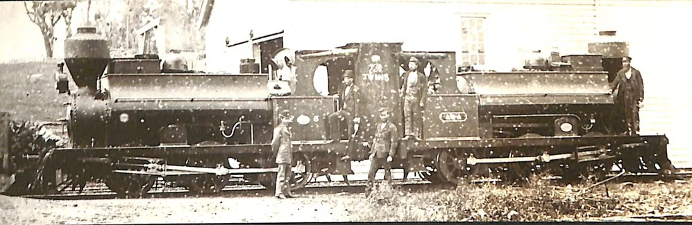 New Zealand Railways locomotive, F 0-6-0 class; numbers illegible.