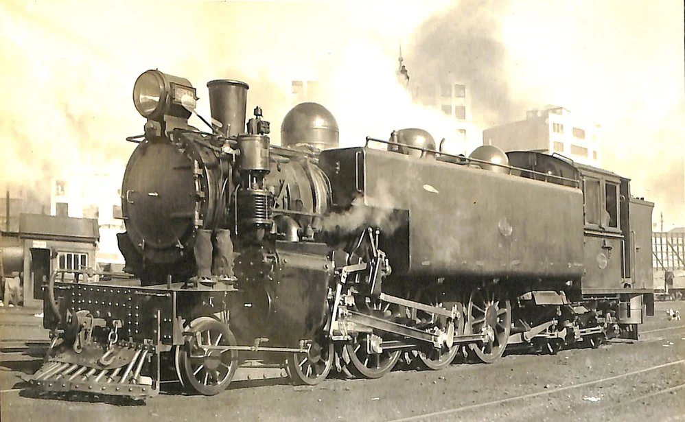 New Zealand railways locomotive, Wab 4-6-4 T series; number illegible