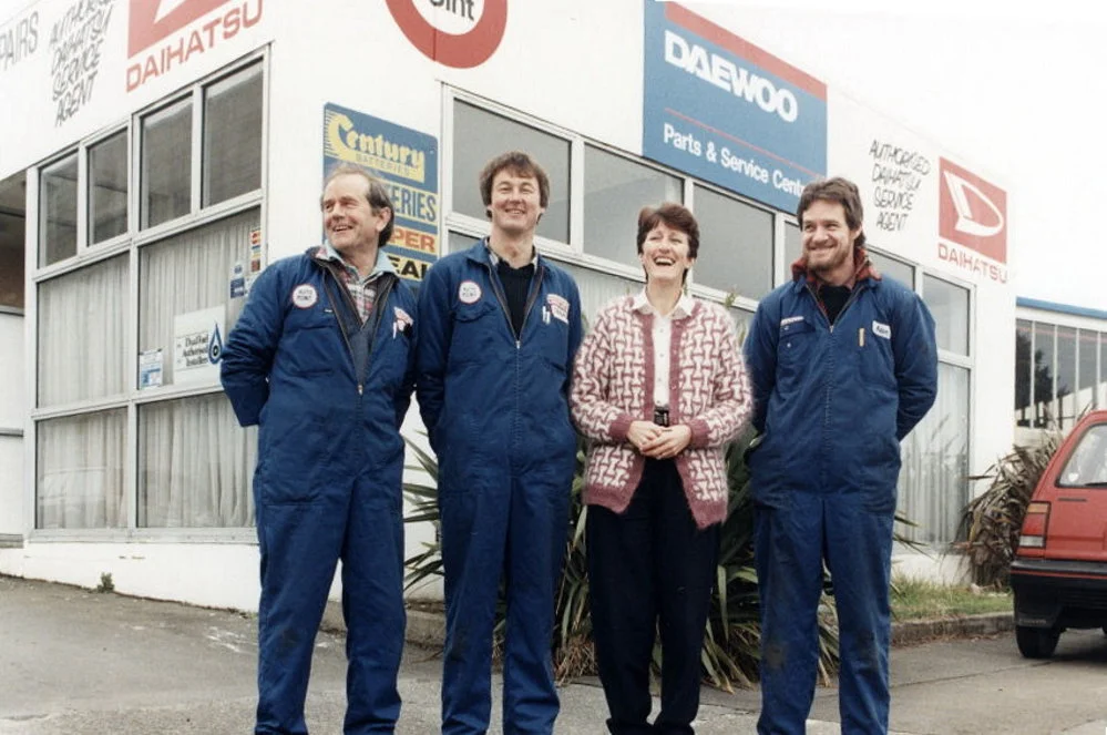 Maidstone Auto Point, 4 Goodshed Road; Chris Fouhy, Lindsay Williams, Donna King, Adam Carmichael.