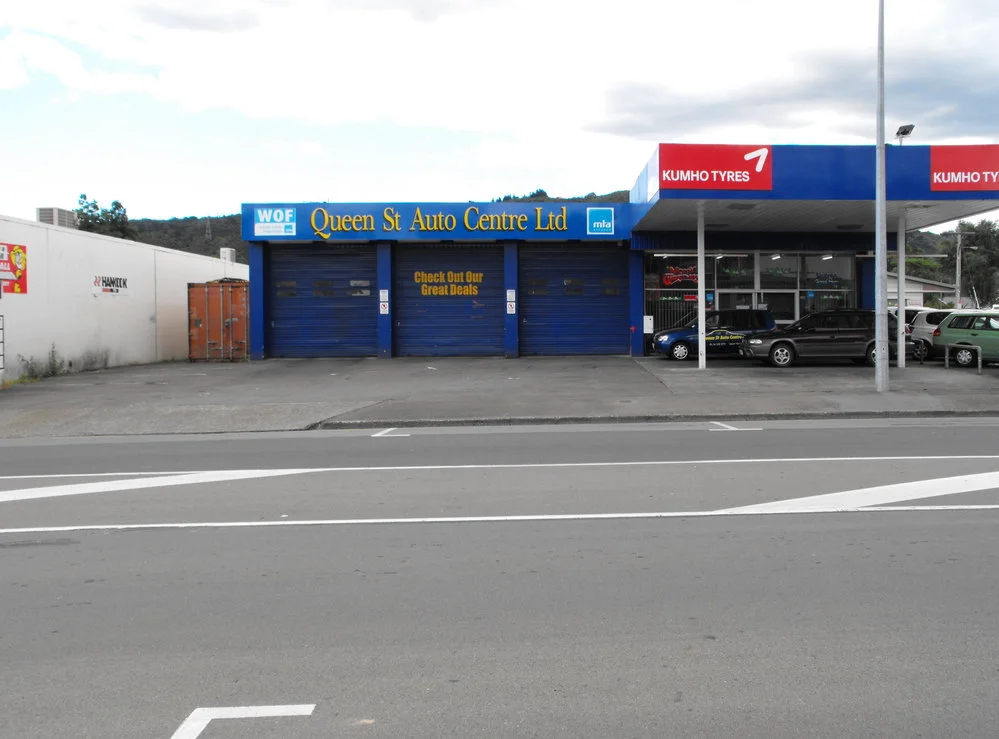 Queen Street, north side; No. 43; Queen Street Auto Centre and Tyreworld