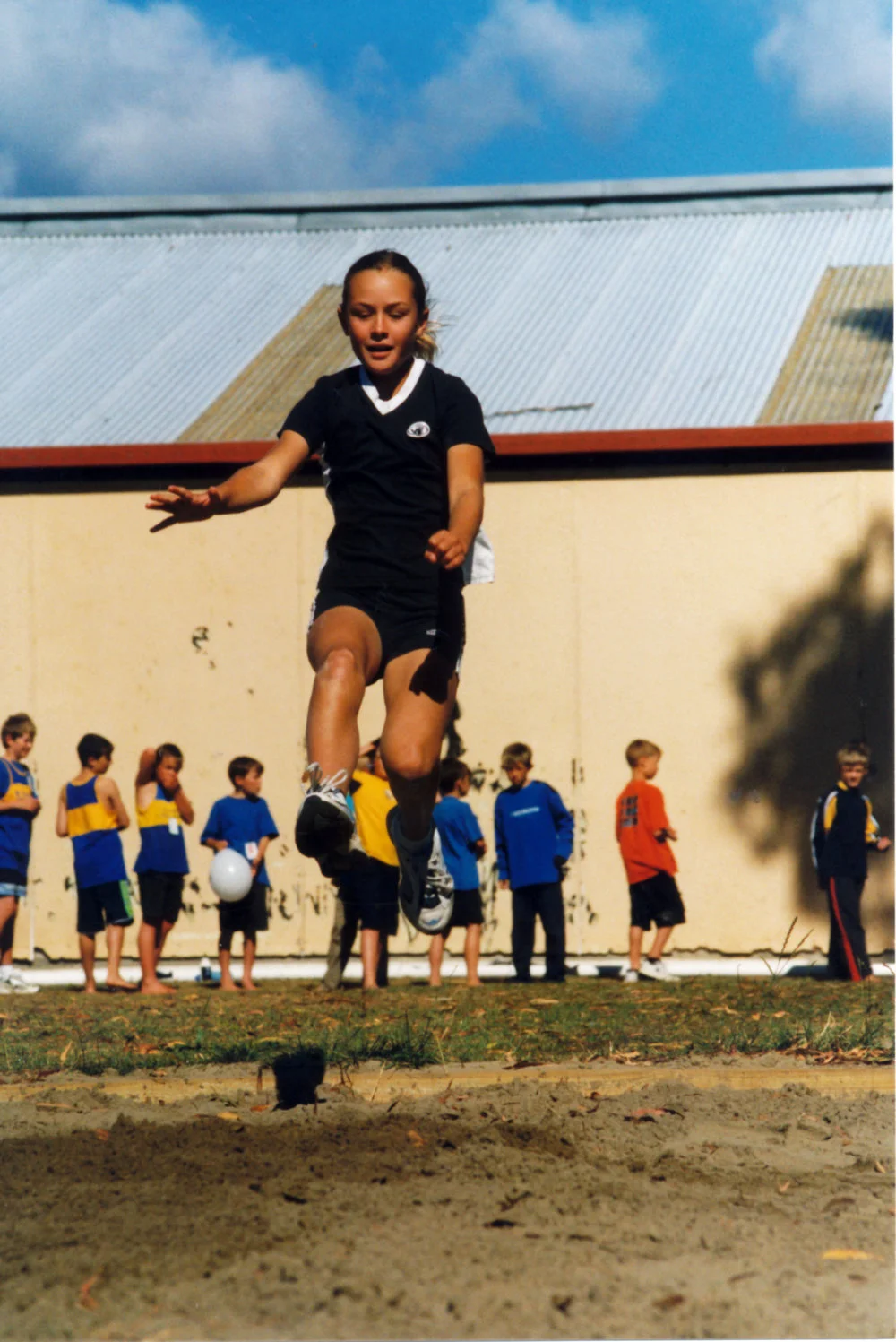 Trentham United Athletics Club’s championships; Abbey Jennings in under-11 long jump.