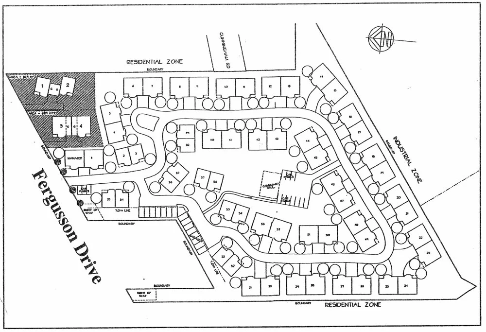 Housing development plan, 1998; Hutt Gables Retirement Vilage, 1094 Fergusson Drive.