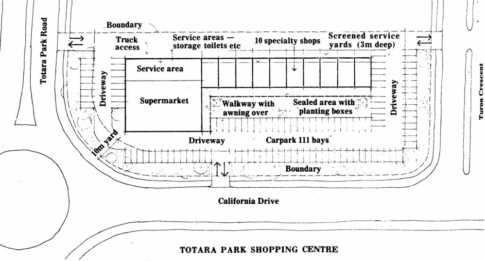 Totara Park; proposed shopping centre