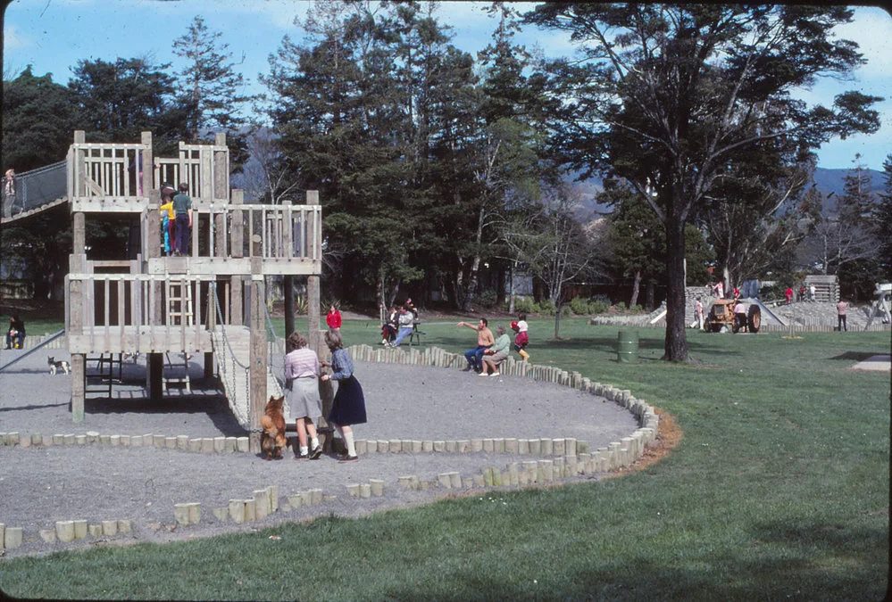 Harcourt Park; playground, circa 1980s