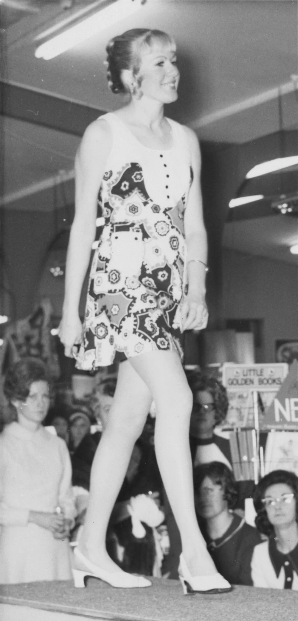 Hazelwoods fashion parade; Billie White.