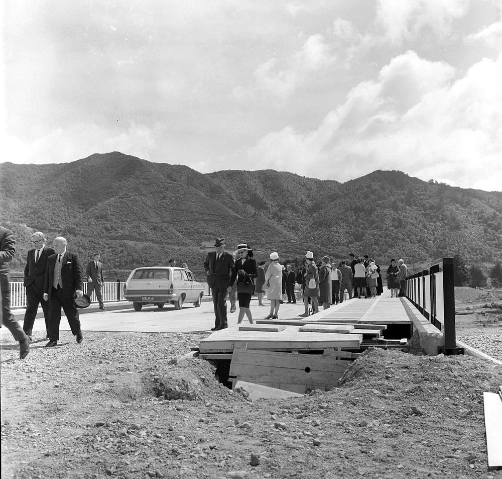 Totara Park Bridge opening 6; largely finished.