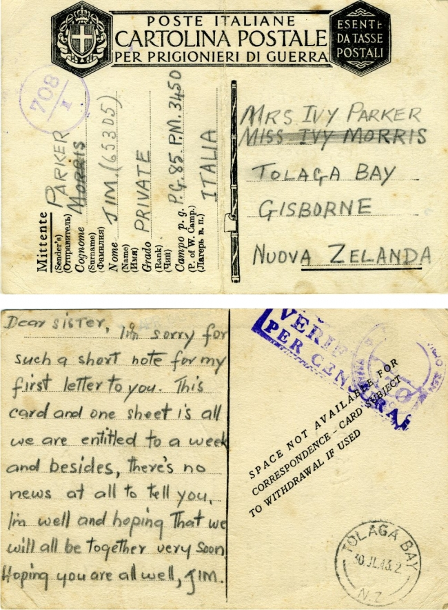 Kawai Morris writes to his sister