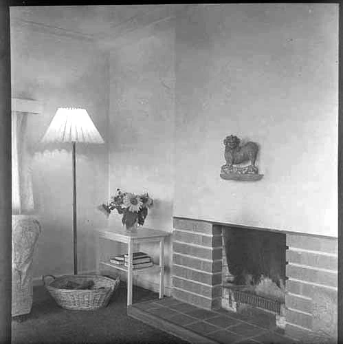 Interior view of the house in Torbay of Ian Hamilton