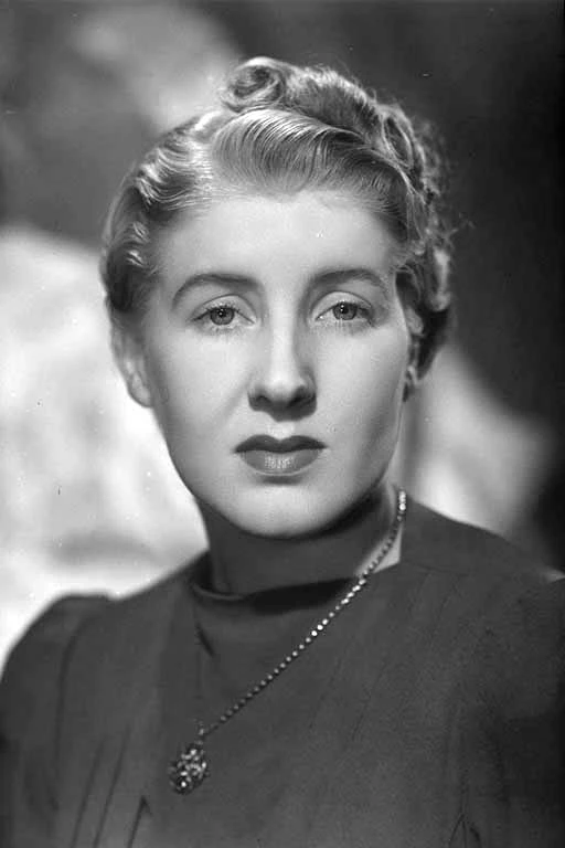 Head and shoulder portrait of Mrs Oscar Natzke