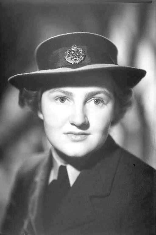 1/4 portrait of Miss Dawn Sullivan, W3153, of the Womens Auxiliary Air Force.