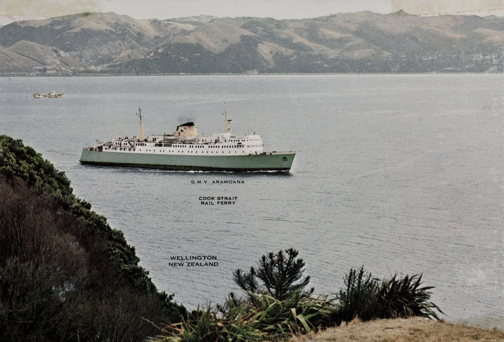 G.M.V. Aramoana Cook Strait Rail Ferry, Wellington, New Zealand