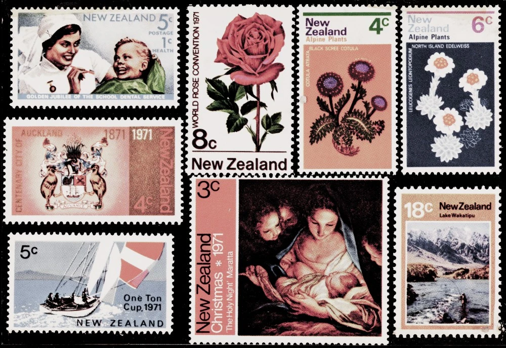 New Zealand postage stamps