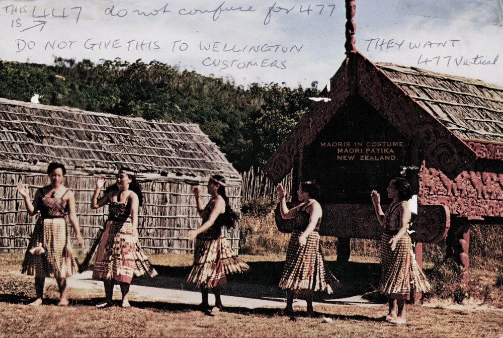 Maoris in Costume, Maori Patike, New Zealand