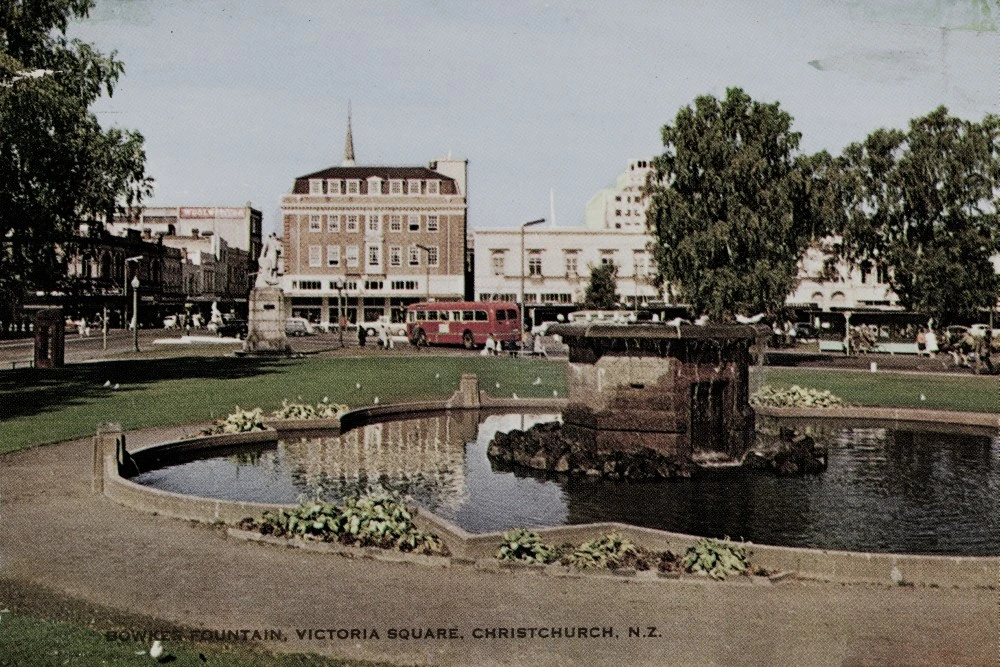 Bowker Fountain, Victoria Square, Christchurch, N.Z