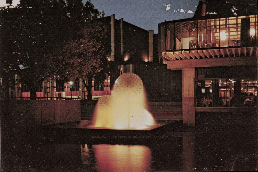 Town Hall, Fountain, Christchurch, New Zealand