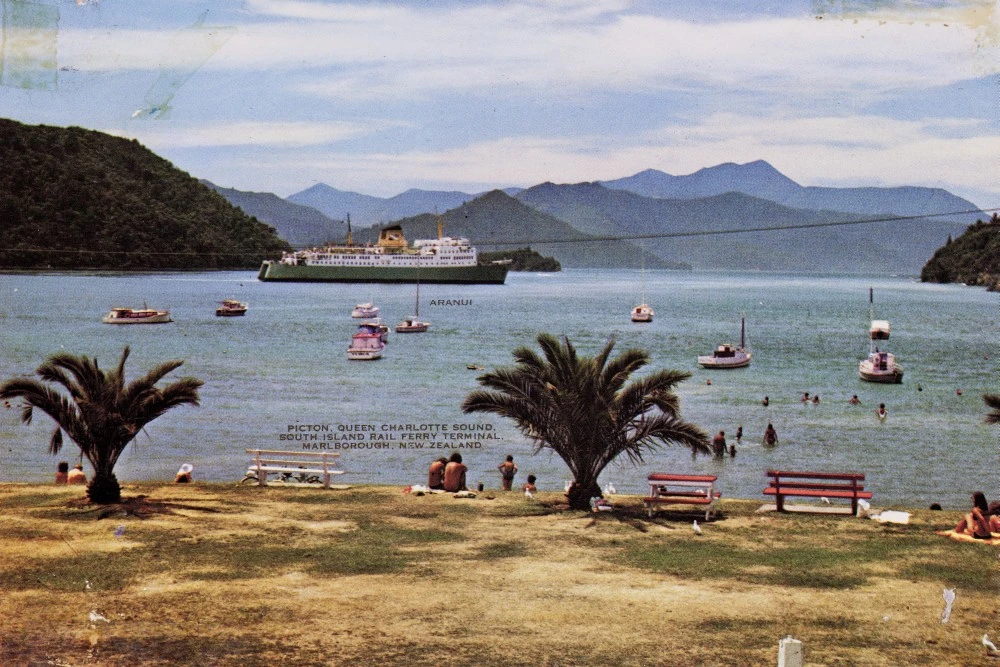 Picton, Queen Charlotte Sound Sounds, South Island Rail Ferry Terminal, Marlborough, New Zealand