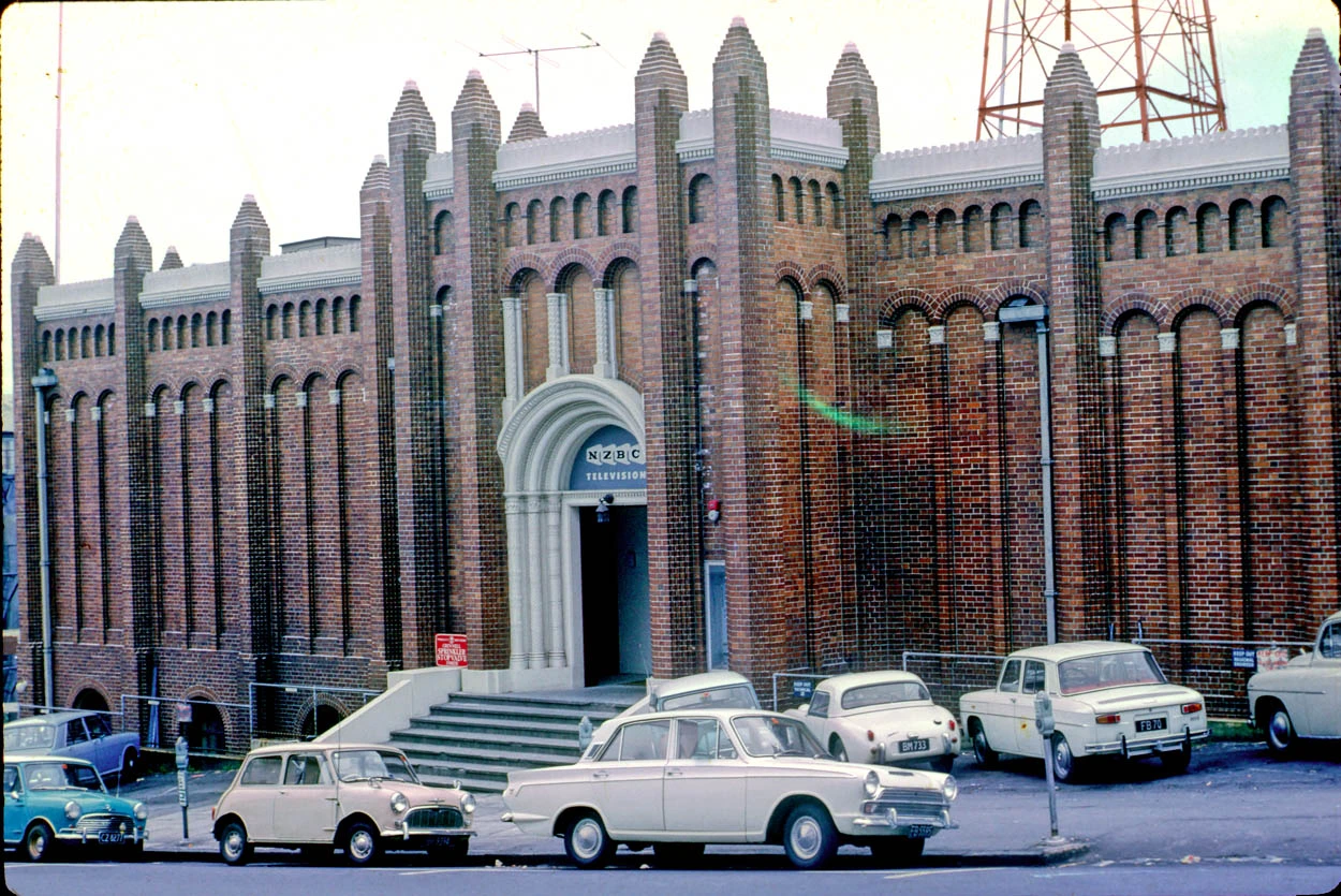 NZBC TV studios, 1968