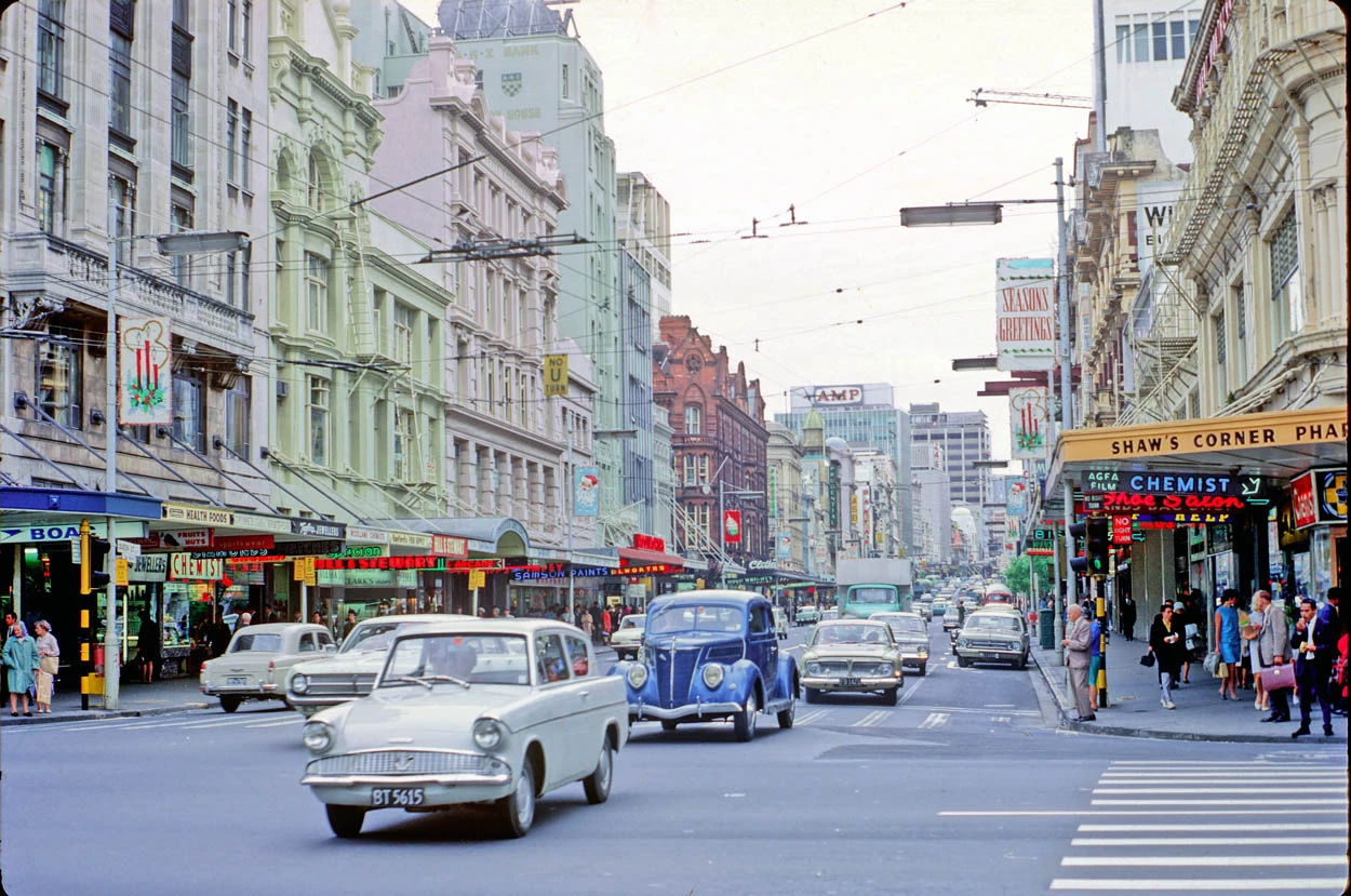 Queen Street, Auckland, 1968