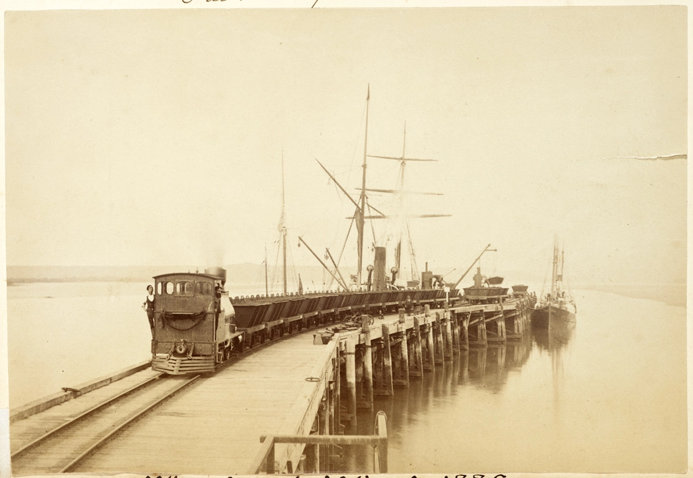 Whangarei Wharf 1886