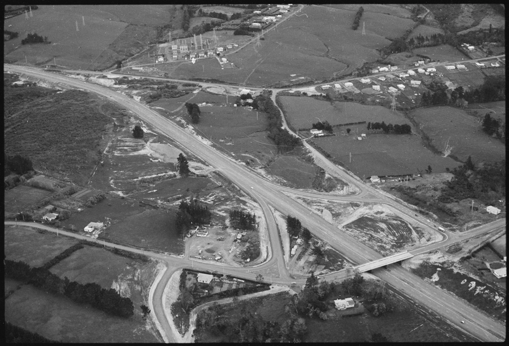 Aerial view of North Western Motorway