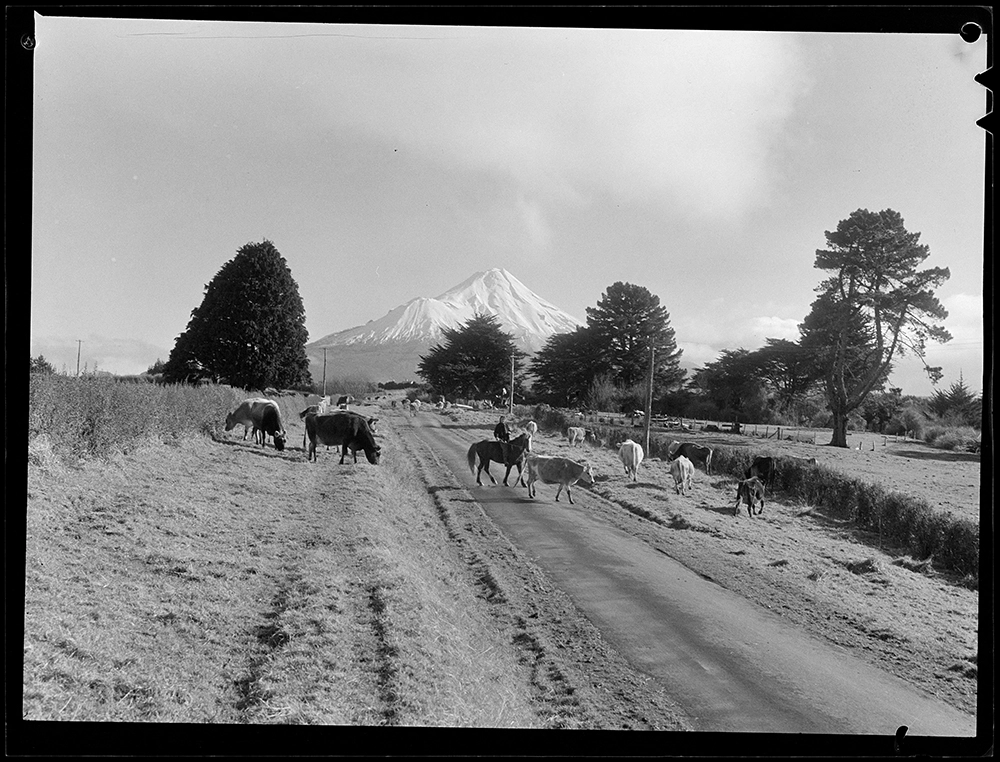 Mount Egmont (Taranaki) near Mahoe