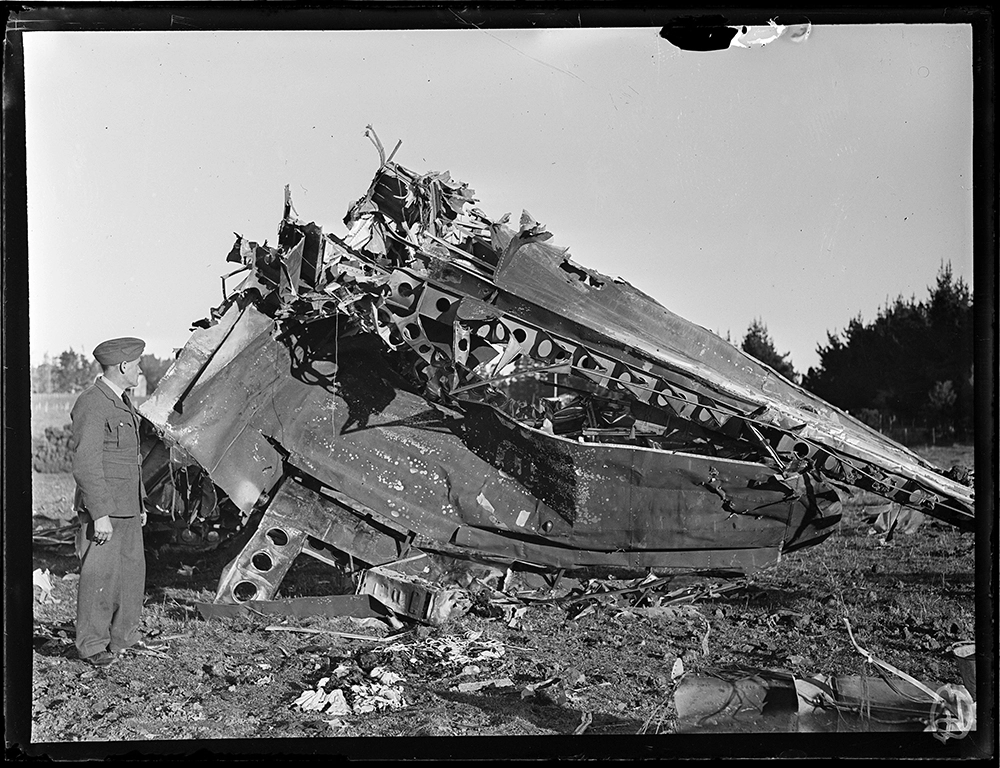 B-17 crash at Whenuapai, June 1942, the 'Texas Tornado'