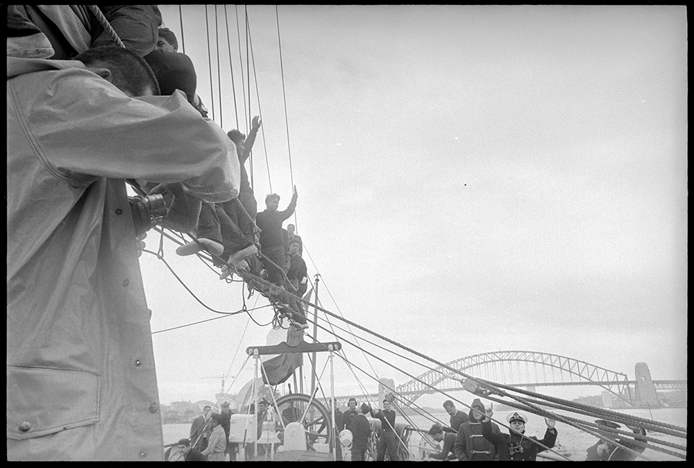 Chilean Navy training ship Esmeralda in Sydney Harbour, 1966