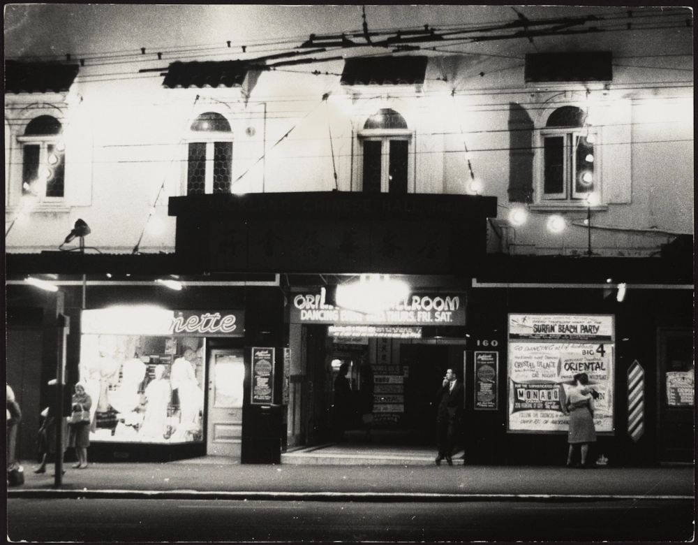 Oriental Ballroom, 154-158 Symonds Street taken at night...