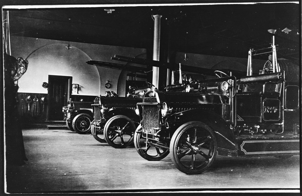 Dunedin Fire Board Central Station, c1916